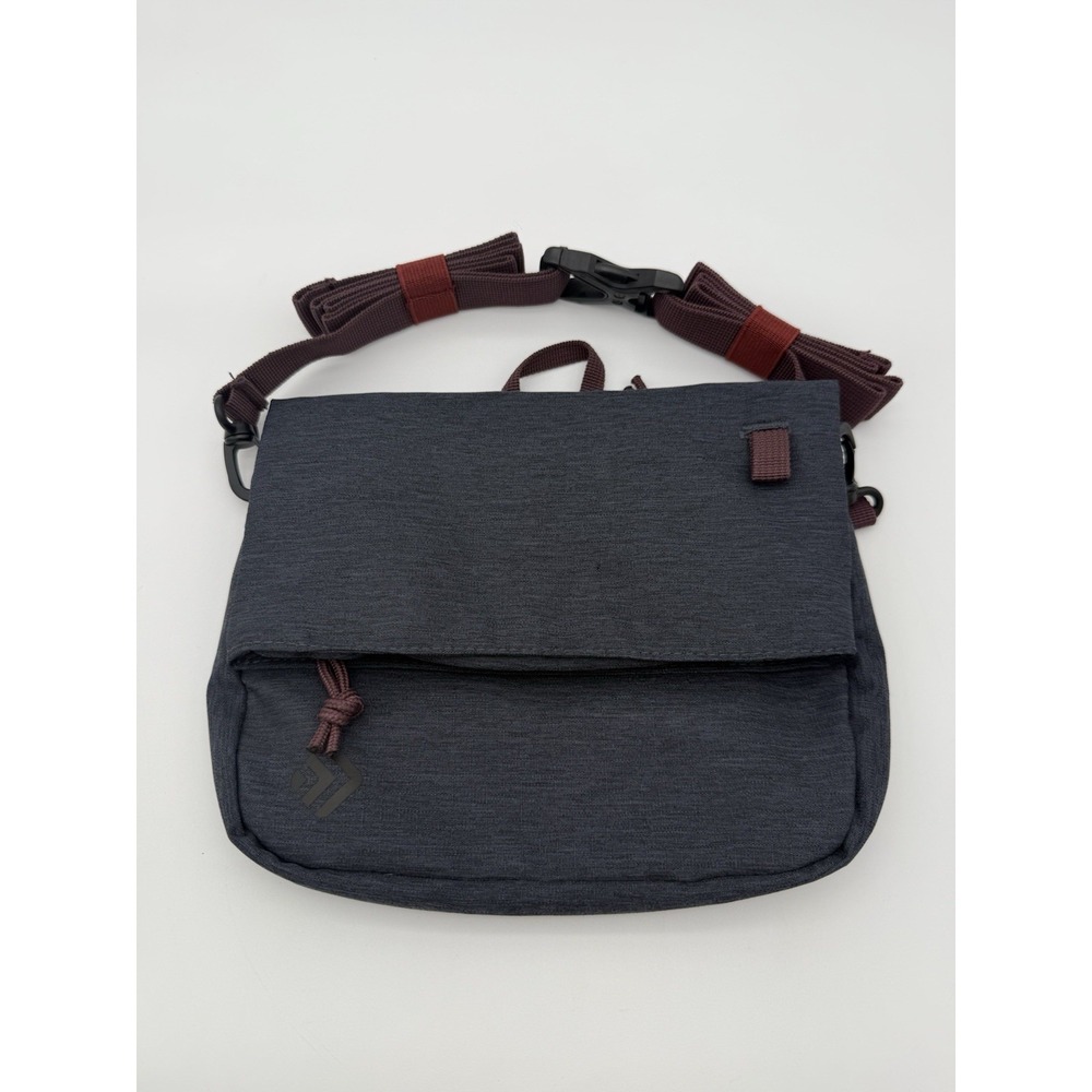 Outdoor Products Gray Maroon Nylon Utility Crossbody Belt